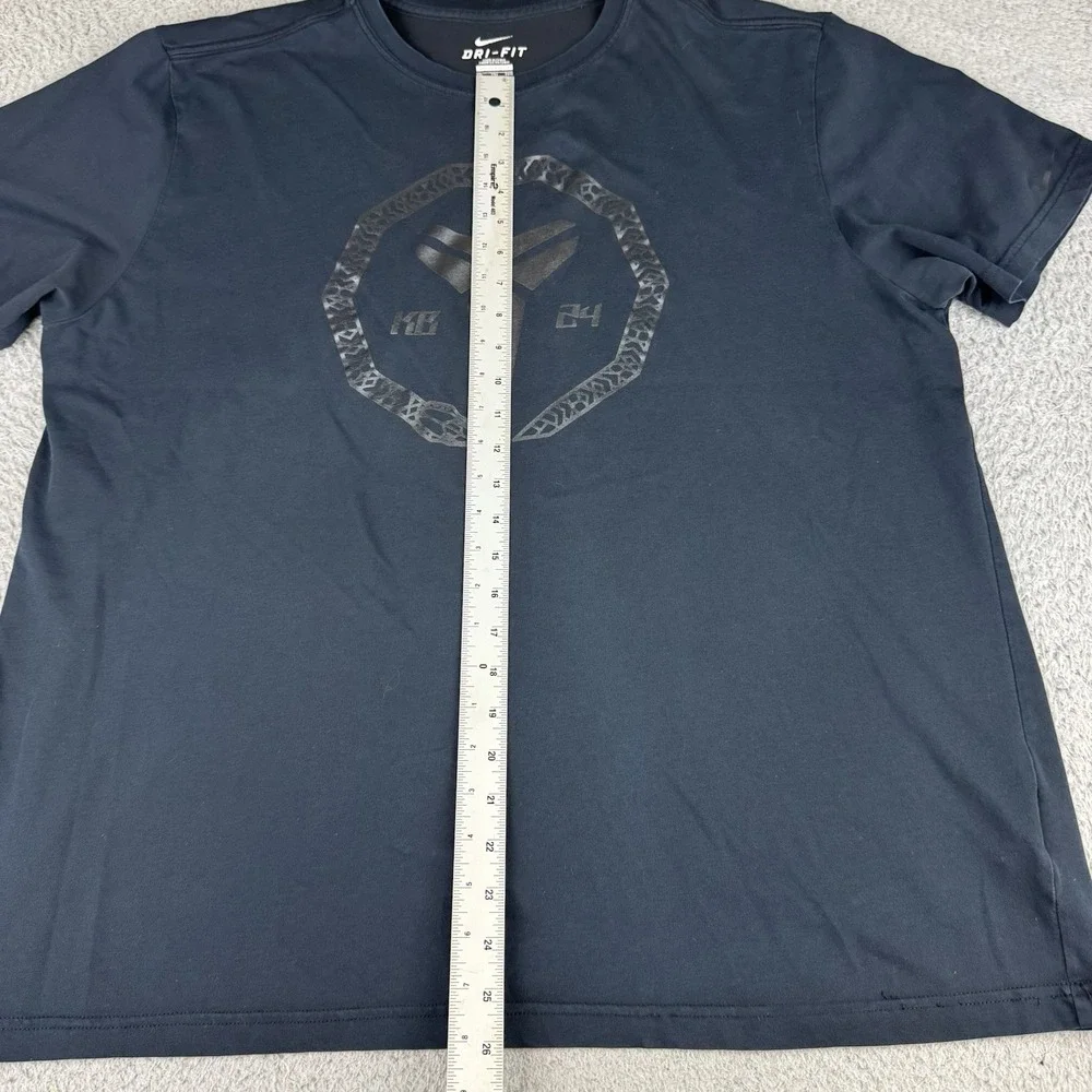 Nike Kobe Bryant KB24 Black Mamba Dri-FIT T Shirt Mens Xxl Black Snake Logo